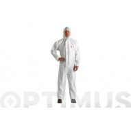 Buzo Desechable Riesgo Tipo 5 Y 6 Antiestatico 4510 Talla M