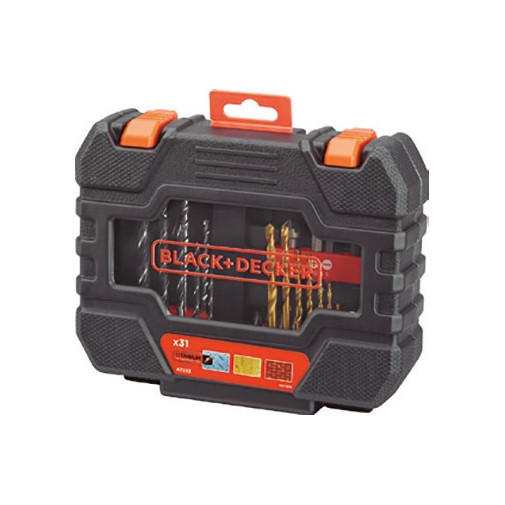 Brocas + Puntas Atornillar Juego 31 Piezas Black & Decker
