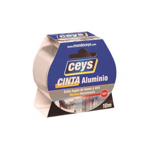 Cinta Aluminio 70 Micras 10 M X 50 Mm Ceys