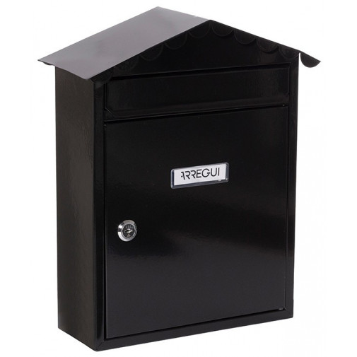 Buzon Exterior Acero Negro 36x30x10cm 2