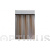 Cortina De Puerta Cinta Duero-miel/transparente 90 X 210 Cm