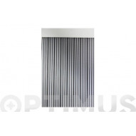 Cortina De Puerta Cinta Duero-negro/transparente 90 X 210 Cm