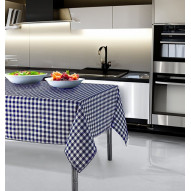 Mantel Antimanchas Sara Azul 160x250 Cm