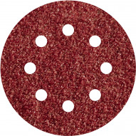 Lija Disco Adherente Madera Metal Gr 80 5 Uds Ø 125 8 Agujer