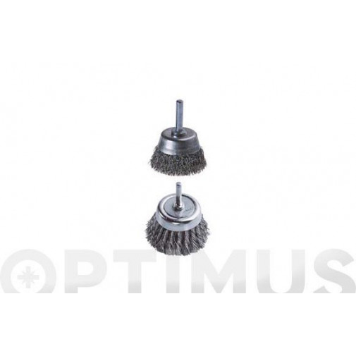 Cepillo Copa Metalico Ondulado Ø 75 Mm Wolfcraft