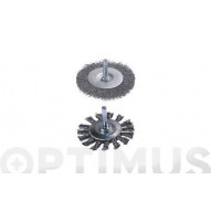 Cepillo Circular Metalico Ondulado Ø 100 Mm Wolfcraft