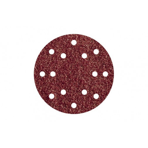 Lija Disco Adherente Madera Metal Gr 80 5 Uds Ø 150 14 Aguje