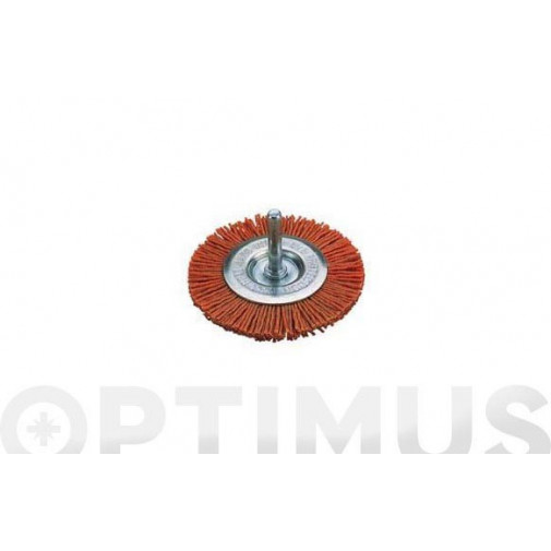 Cepillo Circular Nilon Rojo Ø 100 Mm Wolfcraft