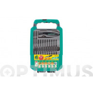 Hoja Sierra Calar Surtidas 11 Hojas + Navaja + Estuche Wolfc