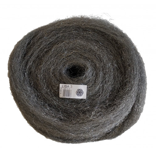 Lana Acero Lisa Nº 3 Bobina 2,25 Kg Barlesa