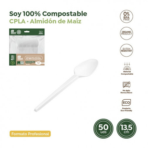 Cucharilla Desechab Cpla B/50 13,5 Cm