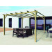 Pergola Madera Pino Macizo Iris 12.6m2 420 X 300 X H249 Cm P