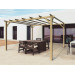 Pergola Madera Pino Macizo Iris 17.64m2 420 X 420 X H249 Cm