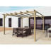 Pergola Madera Pino Macizo Iris 17.64m2 420 X 420 X H249 Cm
