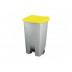 Contenedor Selectivo Amarillo Pedal Y Ruedas 120 L Denox