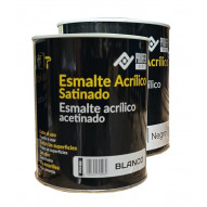Esmalte Acrilico Satinado Blanco 750 Ml