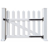 Puerta Valla 100x11x80cm Jardin Duramax Pvc Bl Singlegate 88