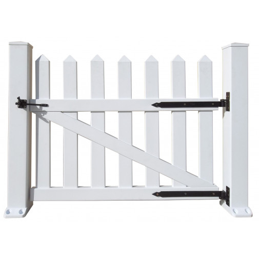 Puerta Valla 100x11x80cm Jardin Duramax Pvc Bl Singlegate 88