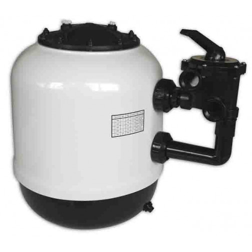 Filtro Pisc. Qp Laminado Con Valvula Lateral 600 Sin Peana B