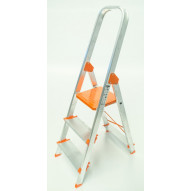 Escalera Aluminio PeldaÑo Ancho 3 PeldaÑos Plabell