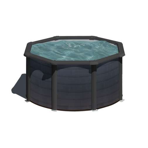 Piscina Sup Ø 260 X 122 Cm Filtro De Arena Gre Ac Kit240gf R