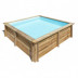 Piscina Cuadrada Madera Sunway 225 X 225 X 68 Cm Sunbay