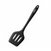 Espatula Ranurada Cocina Silicona Negra -