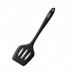 Espatula Ranurada Cocina Silicona Negra -