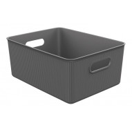 Cesta Ordenacion Baobab L Antracita 16 X 38,5 X 29,4 Cm Tata