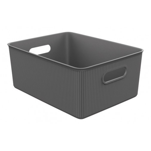 Cesta Ordenacion Baobab L Antracita 16 X 38,5 X 29,4 Cm Tata