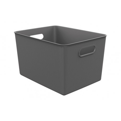 Cesta Ordenacion Baobab Xl Antracita 23 X 38,5 X 29,4 Cm Tat