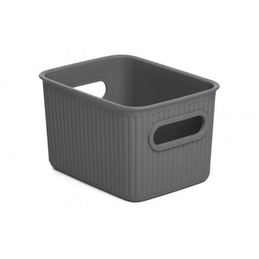 Cesta Ordenacion Baobab S Antracita 12,8 X 16,7 X 10 Cm Tata