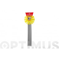 Kit Deshollinador Con Varillas Y Erizo Nilon 200 Mm Fuegonet