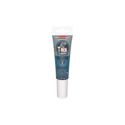 Adhesivo Montaje Sellador T-rex Classic 125 Ml Blanco Soudal