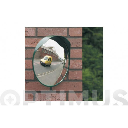 Espejo Convexo Salida Vehiculos Verde Ø 40 Cm Dicoal