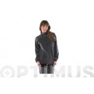 Polar Media Cremallera Monviso Gris Talla M Issaline