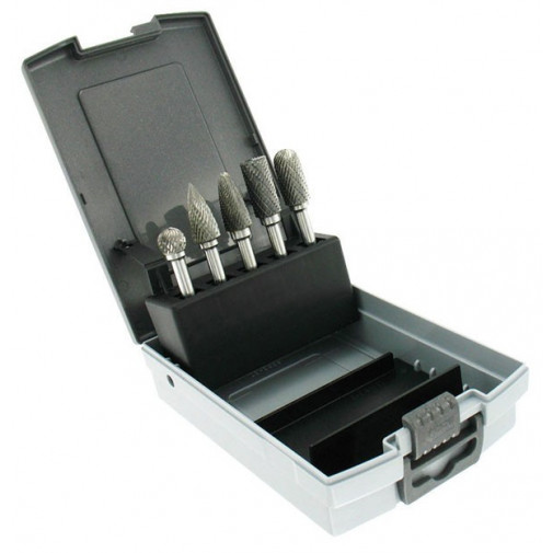 Estuche 5 Fresas Rotativas M Duro
