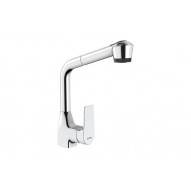 Grifo Fregadero Monomando Extraible Cromo Serie Koral Genebr