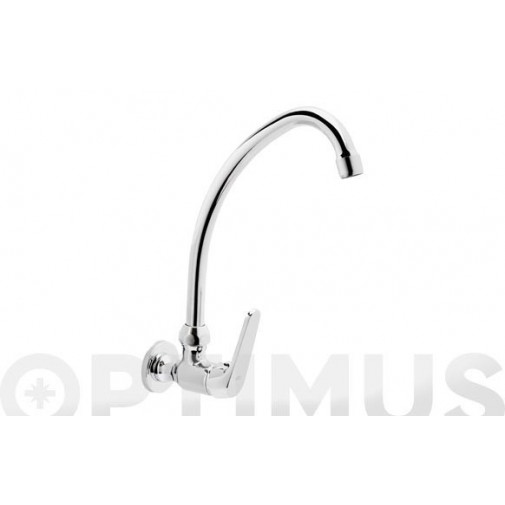 Grifo Fregadero Mural Monomando 1 Agua CaÑo Alto Serie Ge2 G