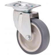 Rueda Fija Twin Lex Poliamix-goma 80 Mm