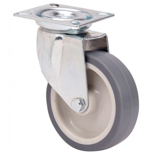 Rueda Fija Twin Lex Poliamix-goma 80 Mm