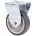 Twin-lex serie 401 - Rueda fija/o diámetro 80 goma gris