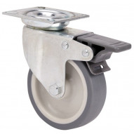 Rueda Fija Twin Lex Poliamix-goma 50 Mm