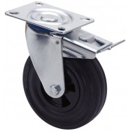 Rueda Gir. Twin Lex Poliamix-goma 125 Mm