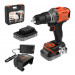 Black+Decker Atornillador percutor bdc383d2xk-qw 18v