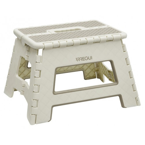 Taburete Multiuso Plegable Crema 29x22x39cm