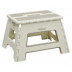 Taburete Multiuso Plegable Crema 29x22x39cm