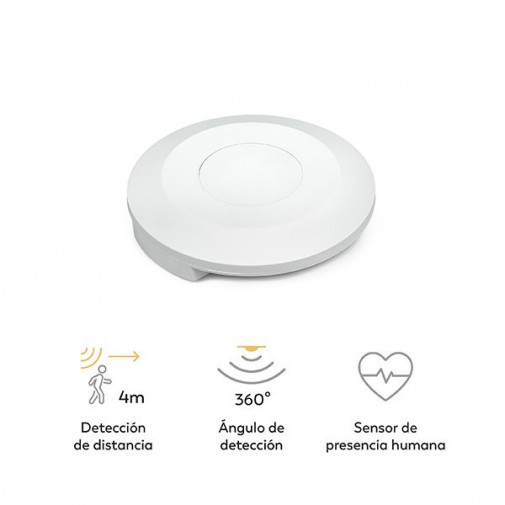 Detector Presencia Real Techo 360 Blanco -