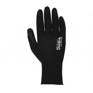 Guante Polieste Palma PuÑo Negro 8