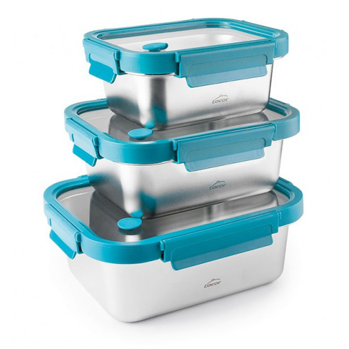 Hermeticos Inox T/cristal Set-3 -